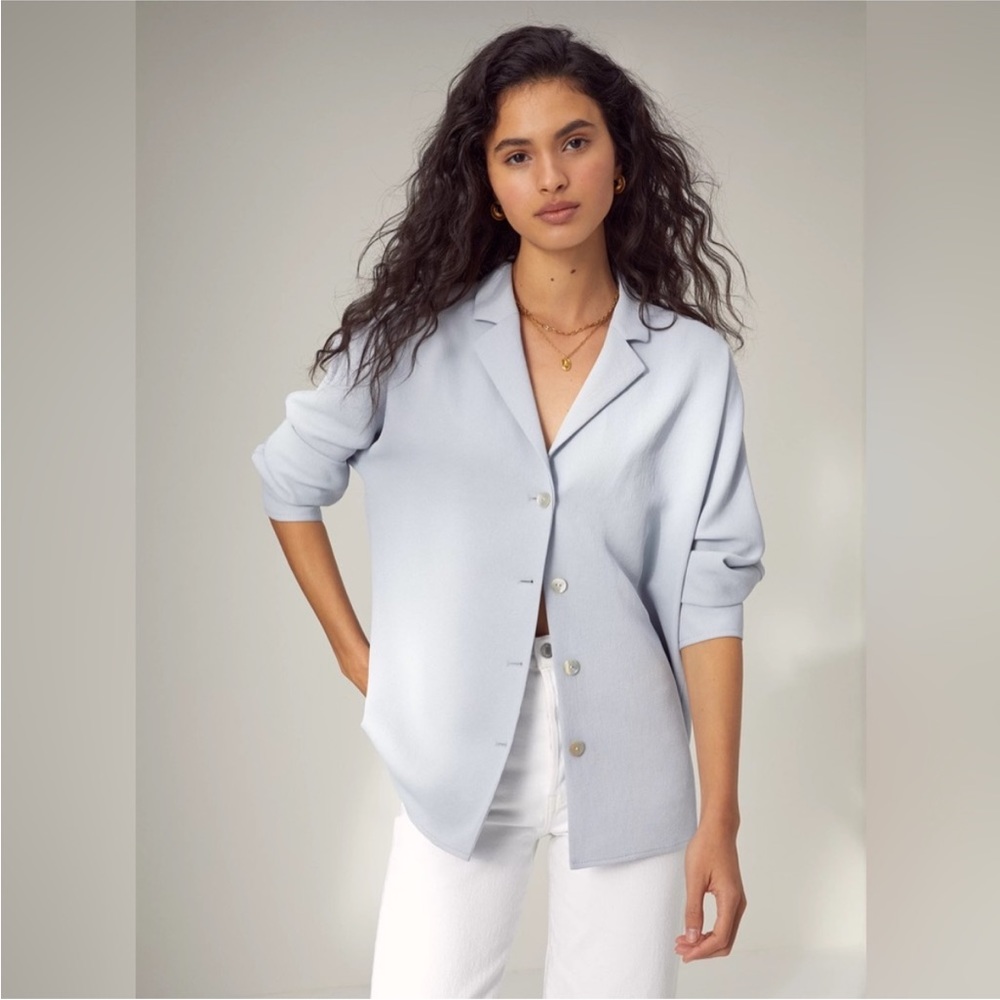 Wilfred Flowy Button-Up | Blue
